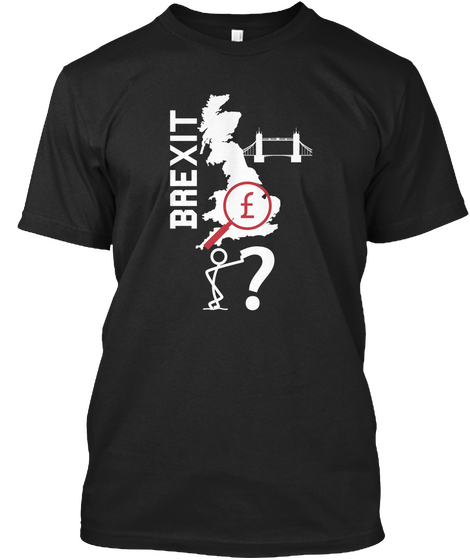 Brexit Black T-Shirt Front