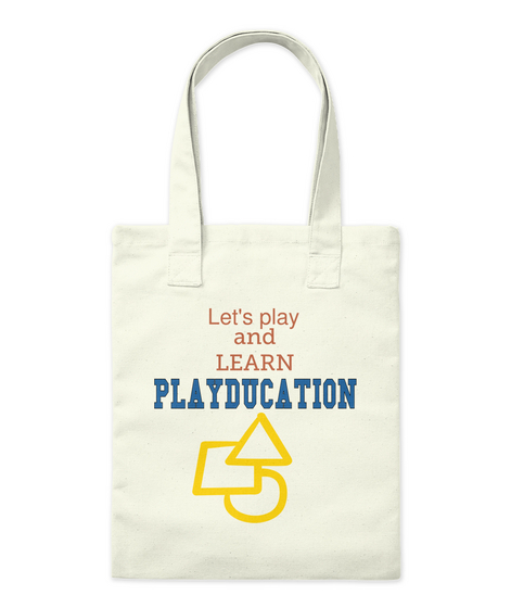 Let's Play And
Learn Playducation Natural Camiseta Front