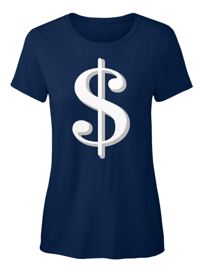 Money Navy T-Shirt Front