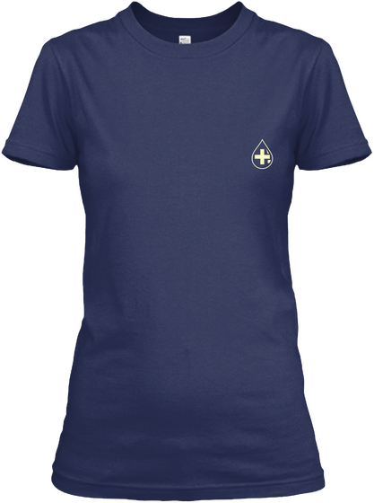 Phlebotomist Limited Edition Navy áo T-Shirt Front