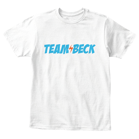 Team Beck White T-Shirt Front