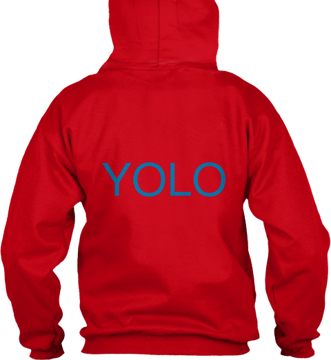 Yolo Red T-Shirt Back