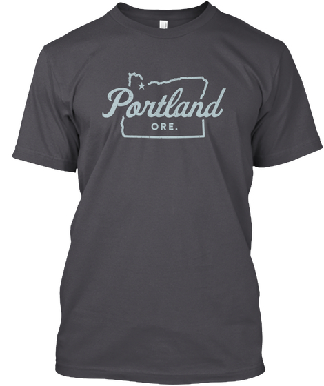Portland Ore  Asphalt T-Shirt Front
