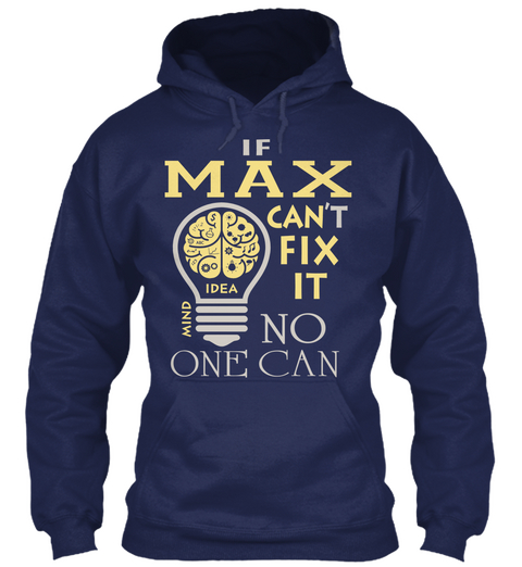 Max Can Fix It Navy Kaos Front