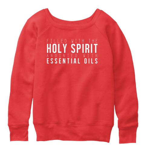 Failed With The Holy Spirit Anointed With Essential Oils Red T-Shirt Front