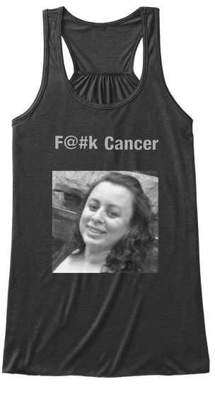 F@#K Cancer In Loving Memory Of Tammy R. Gray Dark Grey Heather Camiseta Front