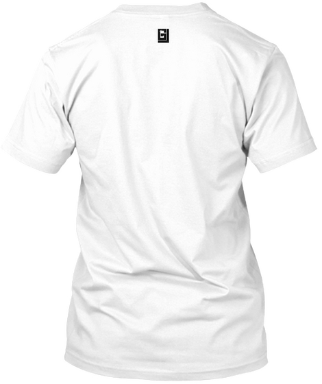 Gj White T-Shirt Back