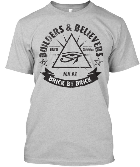 Builders And Believers Light Steel áo T-Shirt Front