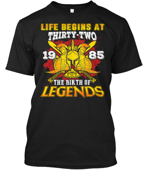  Life Begins At 32 1985 Black Kaos Front