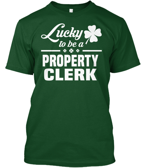 Property Clerk Deep Forest Camiseta Front