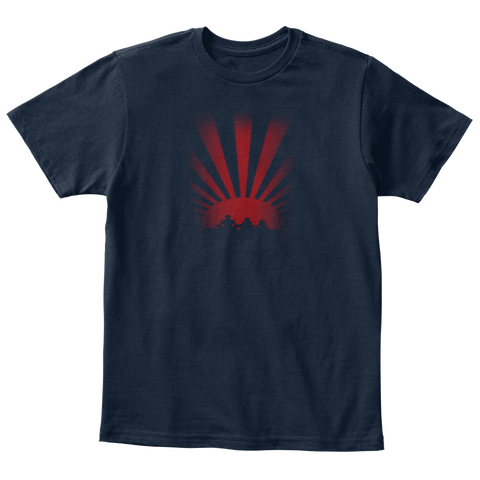 Kids Family Meditation! New Navy T-Shirt Front