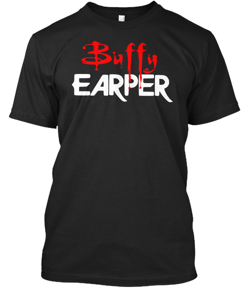Buff Earper Black T-Shirt Front