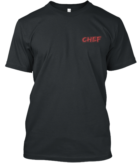 Chef Black Camiseta Front