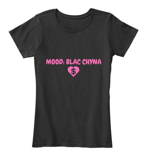 Petty Blac Chyna Black áo T-Shirt Front