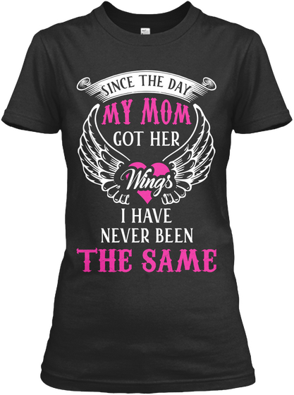 Mother's Day T Shirt Black T-Shirt Front