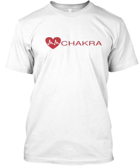 Chakra White Maglietta Front