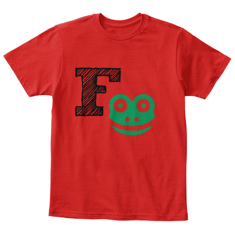 Frog Red T-Shirt Front