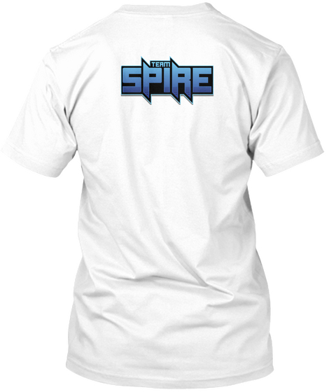 Team Spire White T-Shirt Back