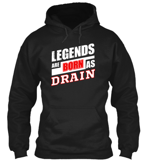 Drain Family Name Shirt Black Kaos Front