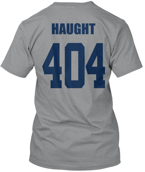 Haught 404 Sport Grey áo T-Shirt Back