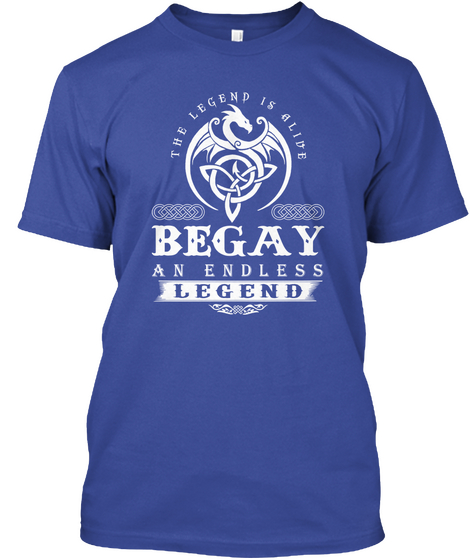 The Legend Is Alive Begay An Endless Legend Deep Royal Camiseta Front