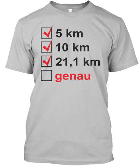 5 Km
10 Km
21,1 Km
Genau Sport Grey áo T-Shirt Front