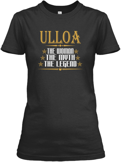 Ulloa The Woman The Myth The Legend Black Kaos Front