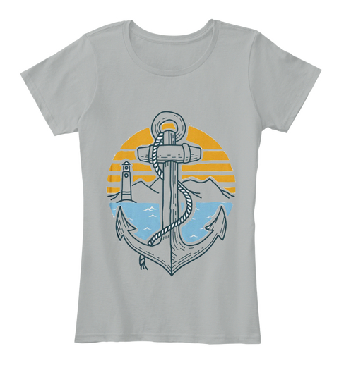 Anchor Point 5 Grey T-Shirt Front
