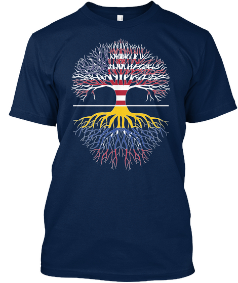 I/O Navy Camiseta Front