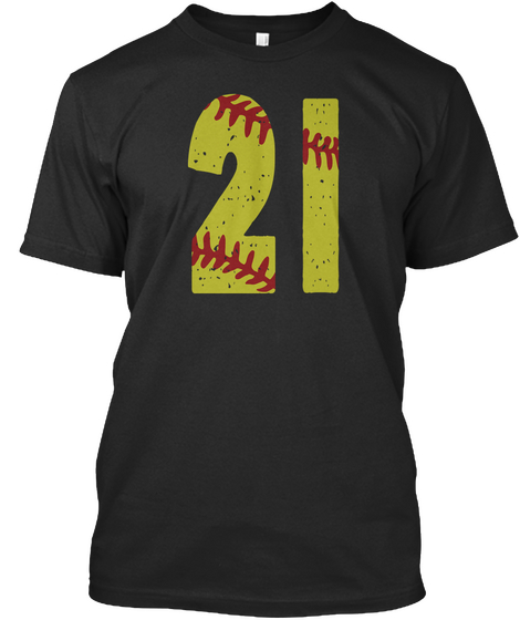 21 Black Camiseta Front