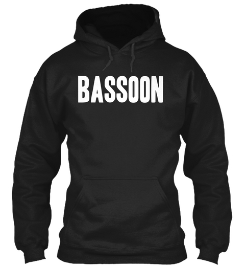 Bassoon Black Camiseta Front