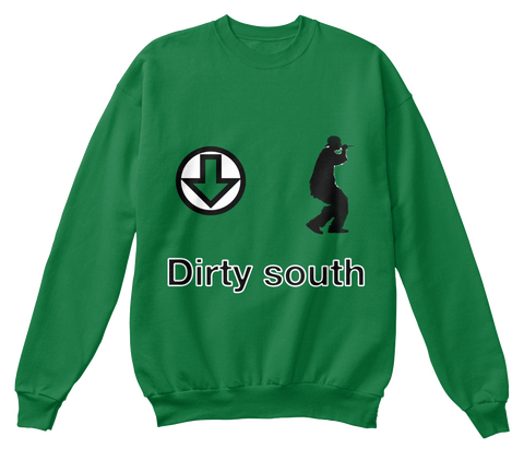 Dirty South  Kelly Green  Maglietta Front