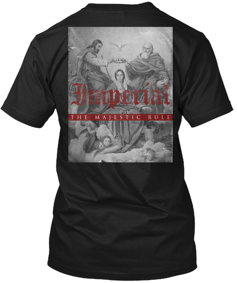 Uniperiai The Majestic Rule Black T-Shirt Back