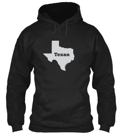 Texan Black T-Shirt Front