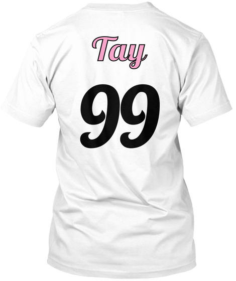 Tay 99 White T-Shirt Back