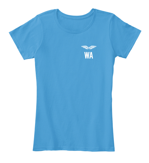 Wa Azure T-Shirt Front