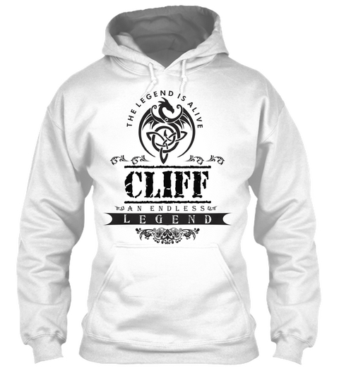 The Legend Is Alive Cliff An Endless Legend White Maglietta Front