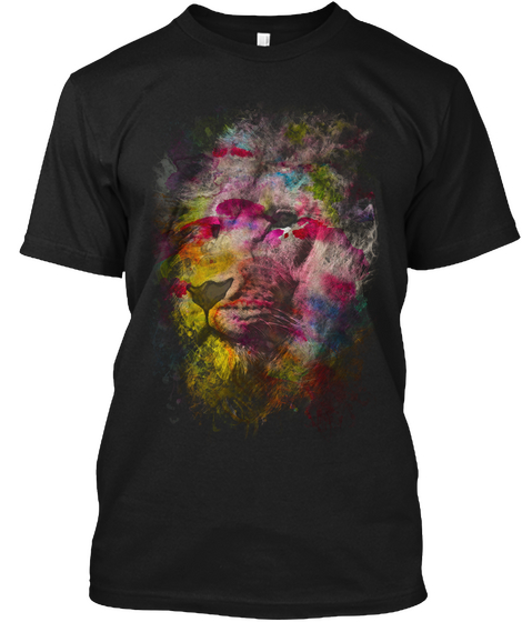 The Dream Lion 2. Edition Black áo T-Shirt Front