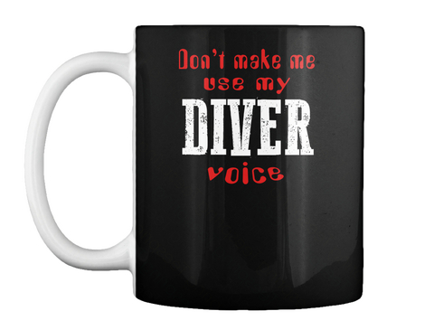 Ltd Use My Voice Diver Black Camiseta Front