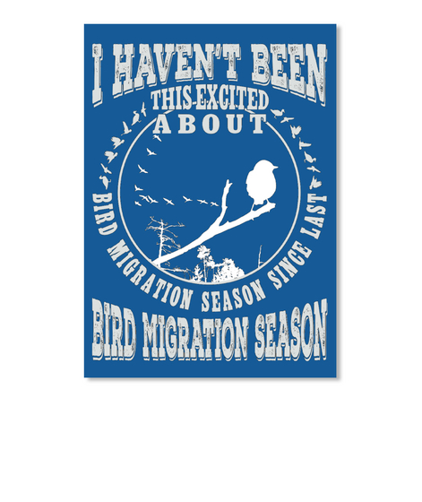 I Haven't Been This Excited About Bird Migration Season Since Last Bird Migration Season Dk Royal T-Shirt Front