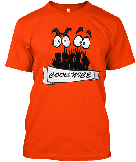 Cool&Nice Orange T-Shirt Front