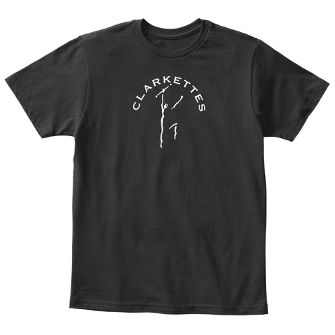 Clarkettes Black T-Shirt Front