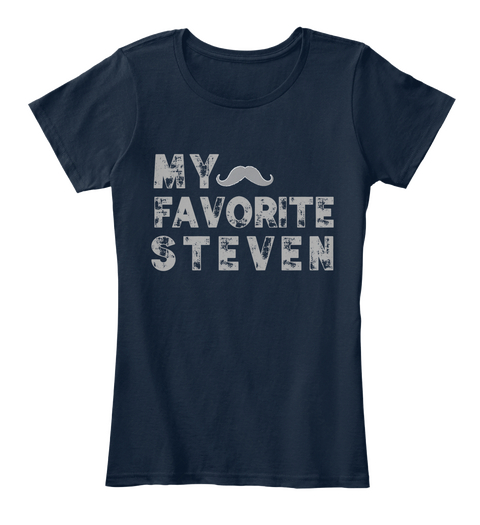 My Favourite Steven New Navy T-Shirt Front