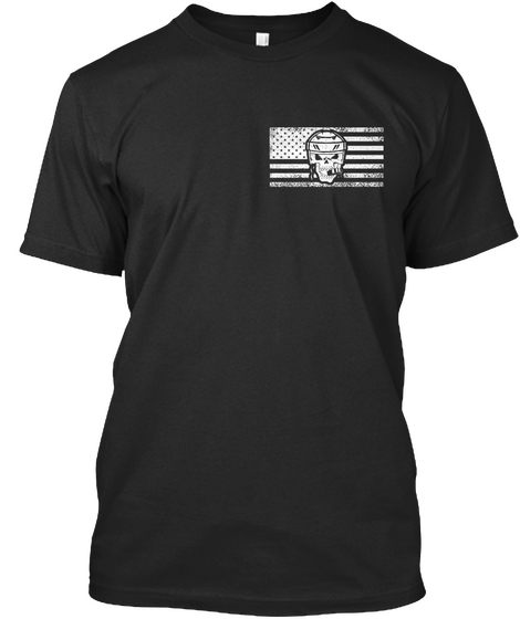Hockey Us Shirt Black T-Shirt Front