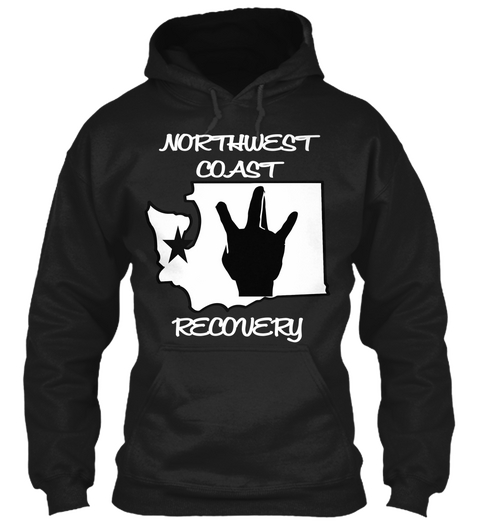 Northwest Coast Recovery Black Camiseta Front