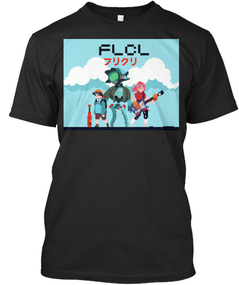 Flol Black T-Shirt Front