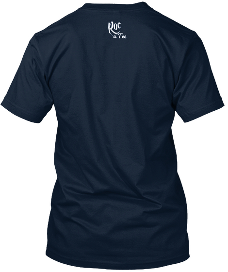 Lake Ontario: South Side New Navy T-Shirt Back