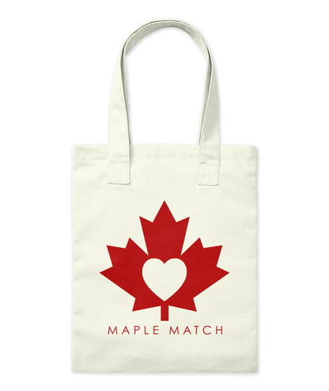 Maple Match Tote Natural T-Shirt Front