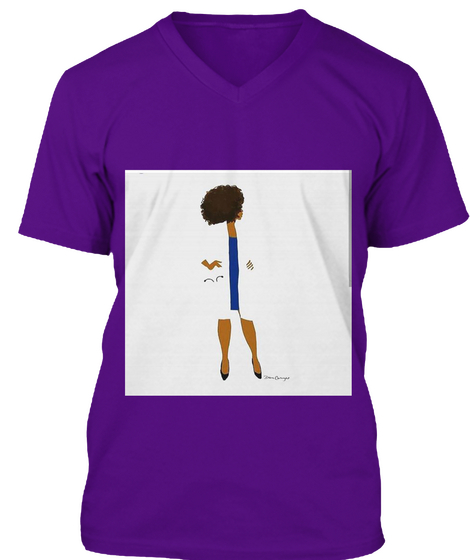 Queen Team Purple T-Shirt Front