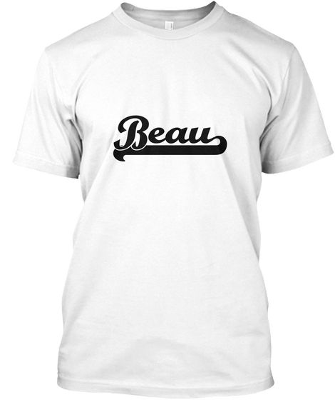 Beau White T-Shirt Front